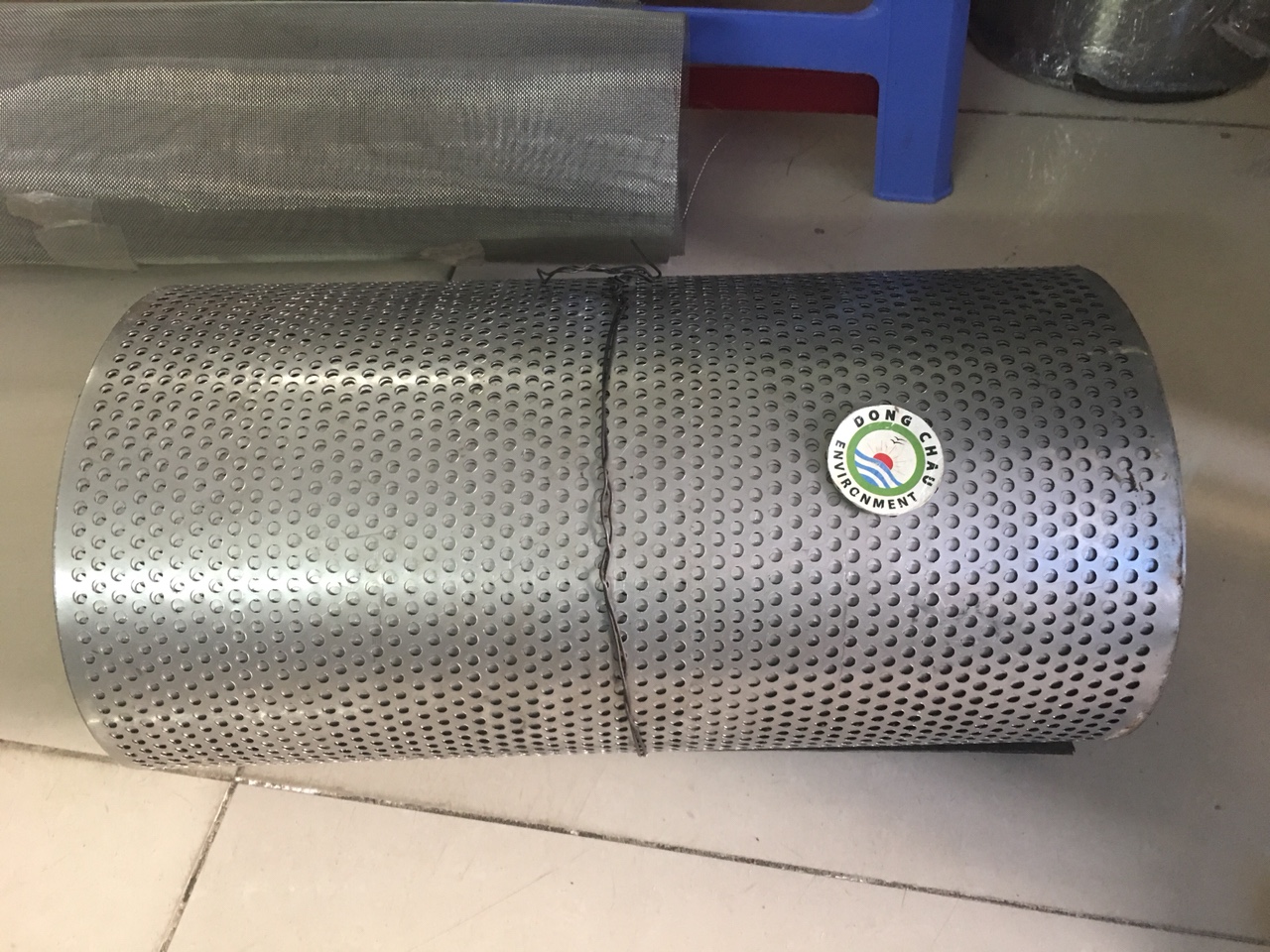 Tấm lưới lọc inox đục lỗ 5mm