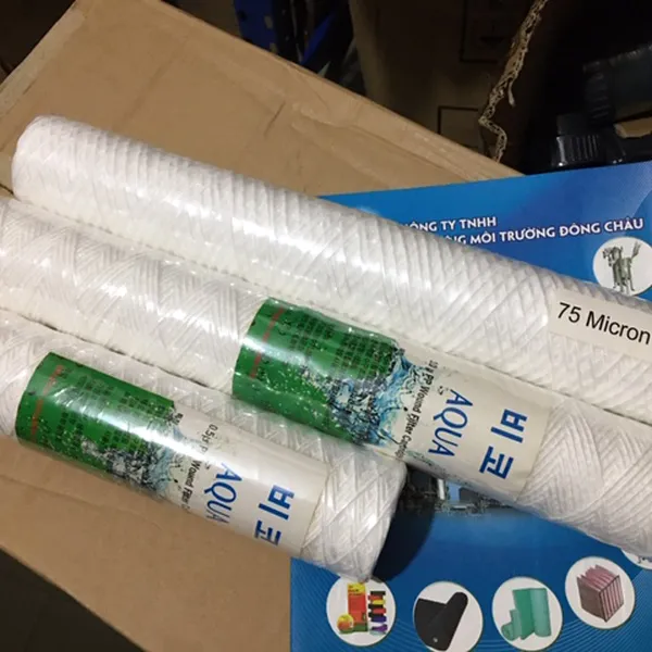 Lõi Lọc Chỉ Sợi Cuốn Aqua Hàn Quốc CPP - 75 Micron - 30 Inch