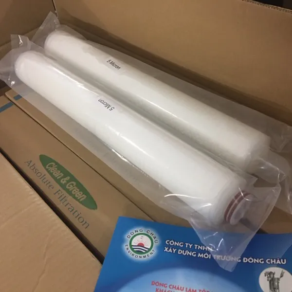 Lõi lọc giấy xếp MP - 5 Micron - 20 Inch Oring 222 Đầu Nhọn