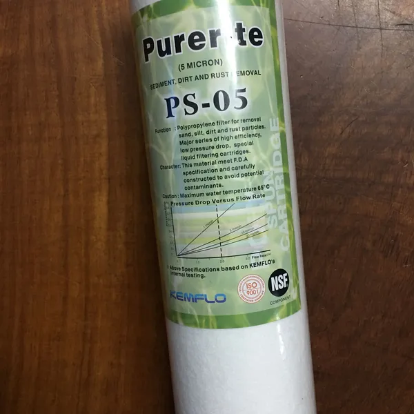 Lõi lọc nén 5 micron 20 inch của purerite