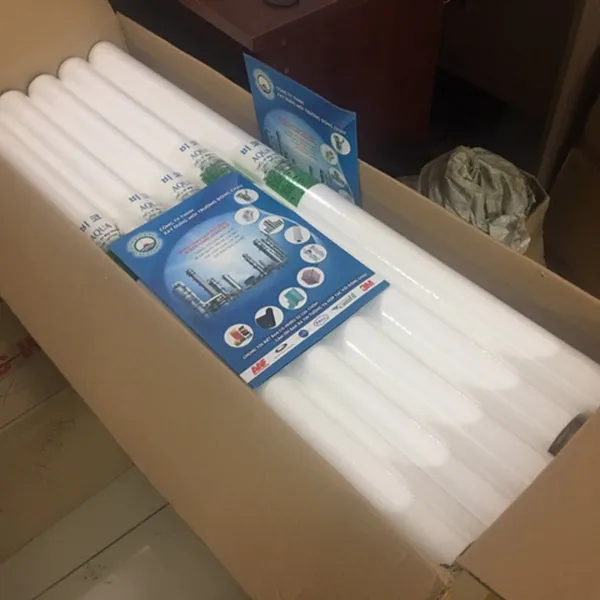 Lõi Nén 100 Micron 40 Inch Dạng Gòn Xốp Lọc Nước