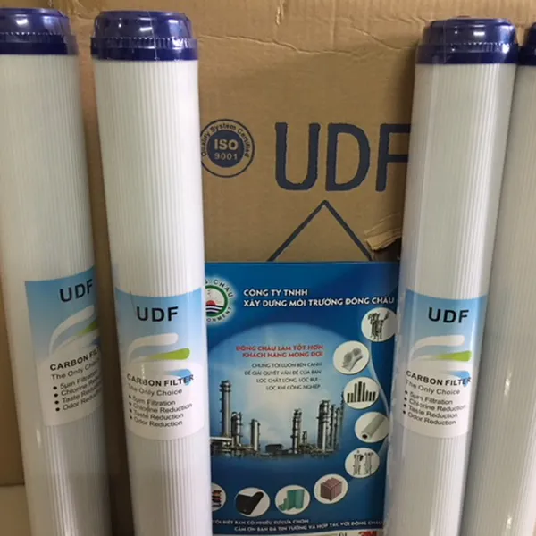 Lõi Than Hoạt Tính UDF Dạng Hạt Vỏ Nhựa 20 Inch