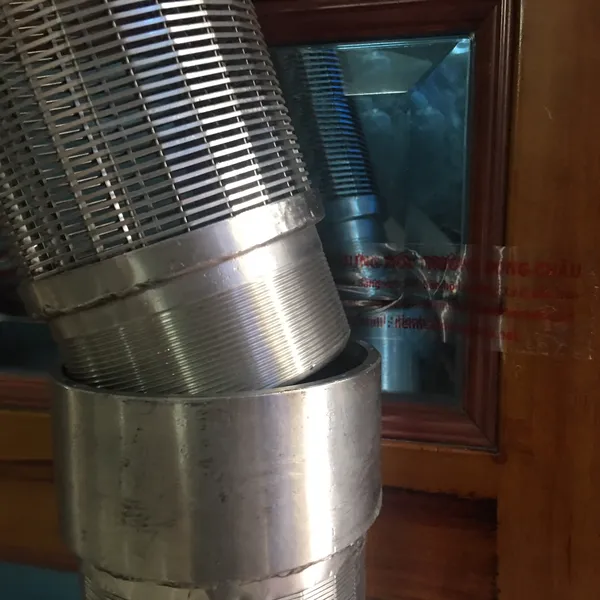Ống Lọc Khe Inox Kiểu Ren Nối 2 Đầu