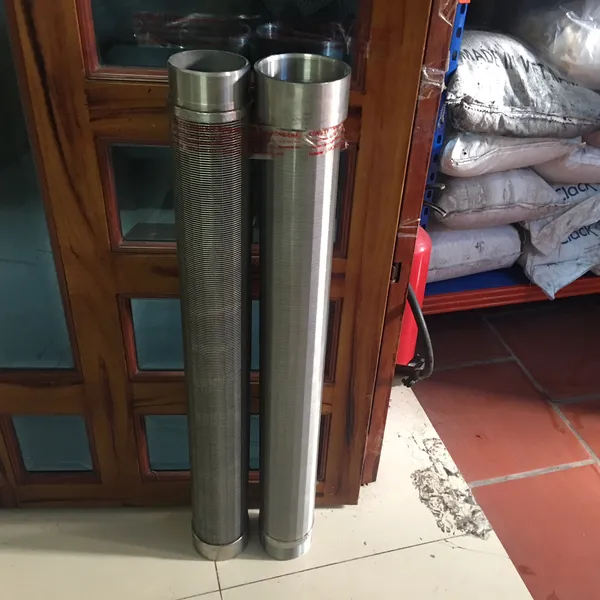 Ống Lọc Khe Inox Kiểu Ren Nối 2 Đầu