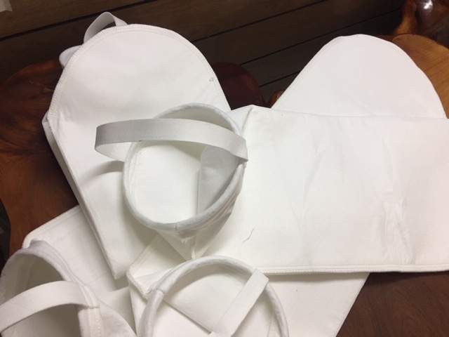 Túi lọc nước PE, túi lọc hóa chất vòng inox