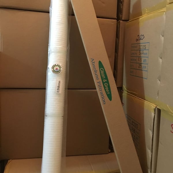 Lõi lọc giấy xếp 0.5 micron 30 inch oring 226