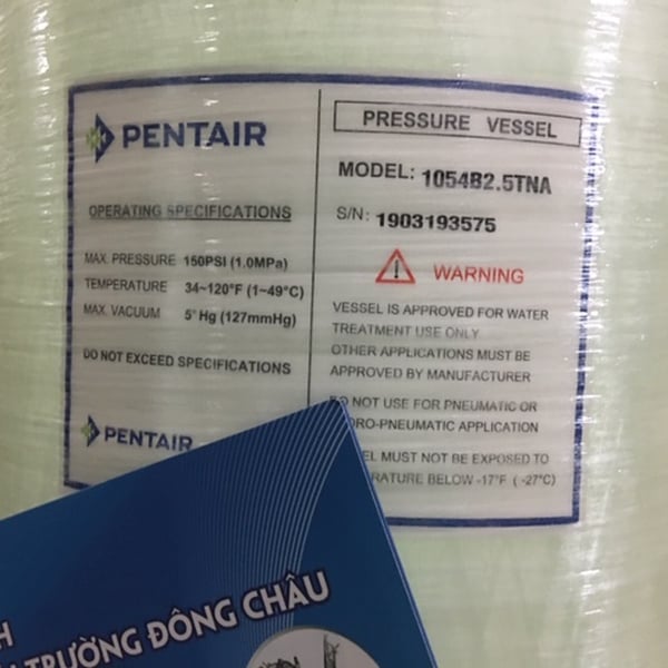 Cột lọc composite Pentair 1054