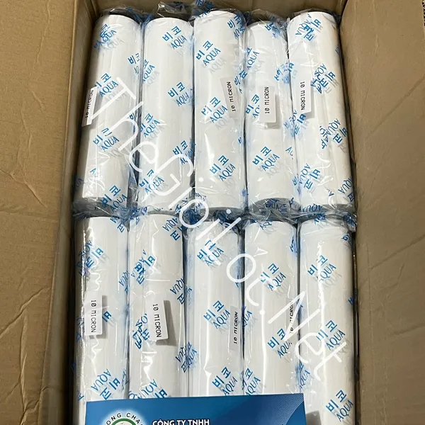 Lõi lọc nén Aqua 10 micron 10 inch – Hàn Quốc