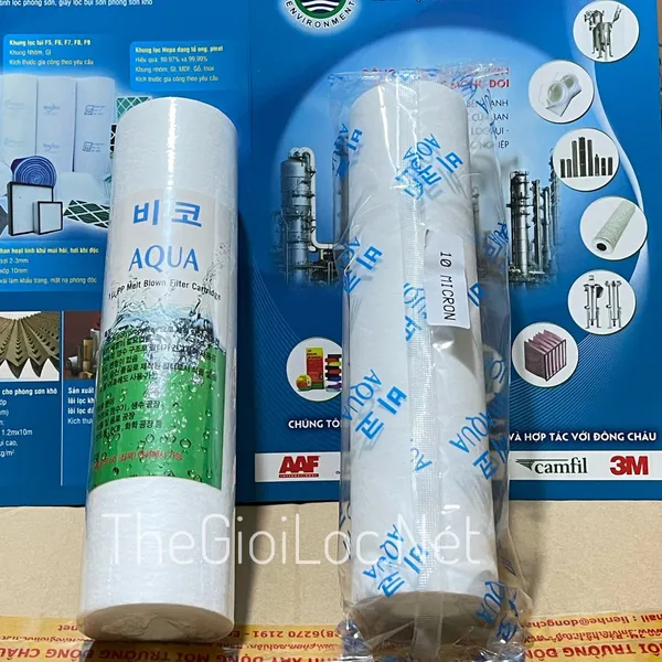 Lõi lọc nén Aqua 10 micron 10 inch – Hàn Quốc