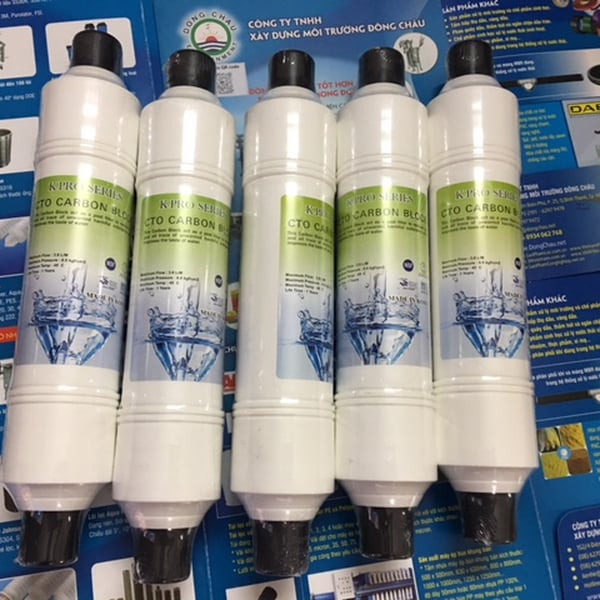 Bộ 4 lõi lọc Hàn Quốc cho máy lọc nước nóng lạnh