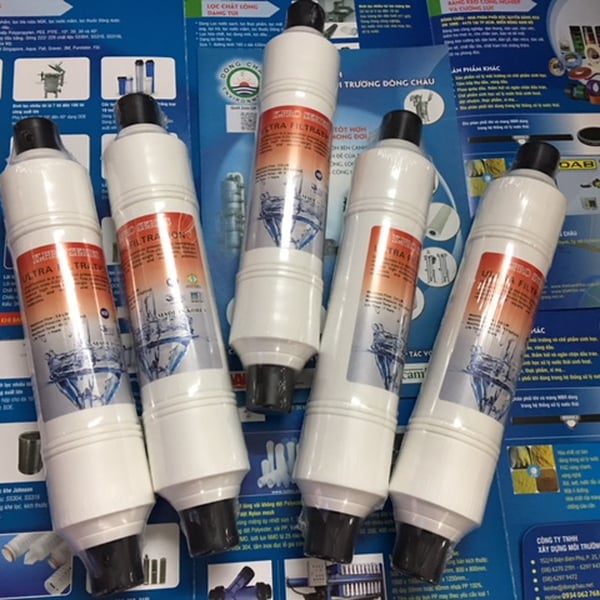 Bộ 4 lõi lọc Hàn Quốc cho máy lọc nước nóng lạnh