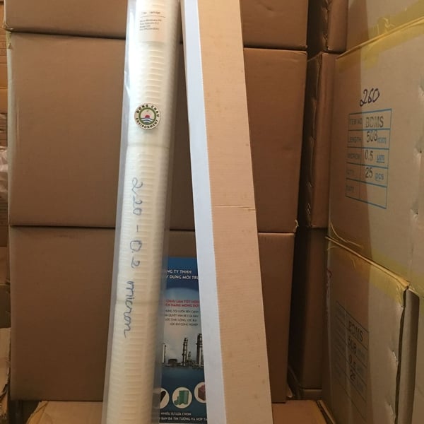 Lõi lọc giấy xếp 0.2 micron 30 inch oring 220