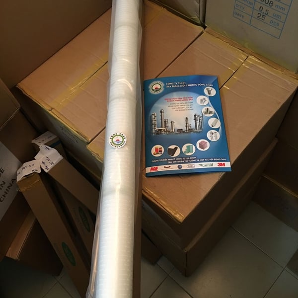 Lõi lọc giấy xếp 0.2 micron 40 inch oring 226 Clean Green