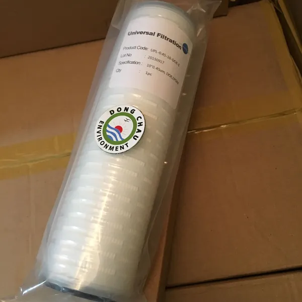 Lõi lọc giấy xếp 0.45 micron 10 inch DOE Universal Singapore