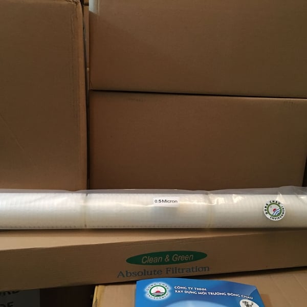 Lõi lọc giấy xếp 0.5 micron 30 inch oring 226