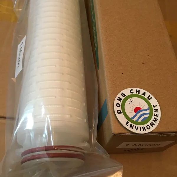 Lõi lọc giấy xếp 1 micron 10 inch Clean Green oring 226