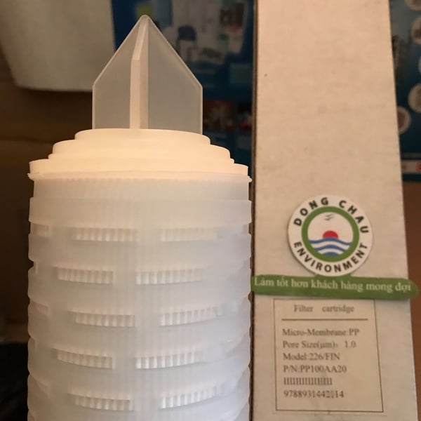 Lõi lọc giấy xếp 1 micron 20 inch oring 226