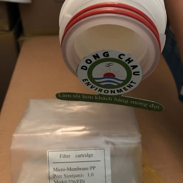 Lõi lọc giấy xếp 1 micron 20 inch oring 226