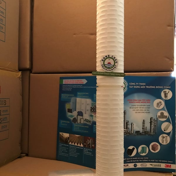 Lõi lọc giấy xếp 1 micron 20 inch oring 226