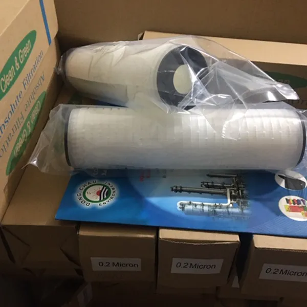 Lõi lọc MP giấy xếp Clean Green 0.2 micron 10 inch DOE