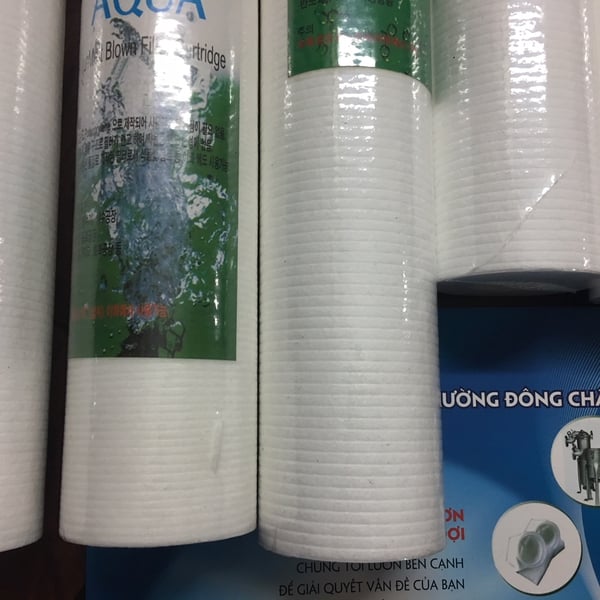Lõi lọc nén bông gòn Aqua sọc khía 2mm