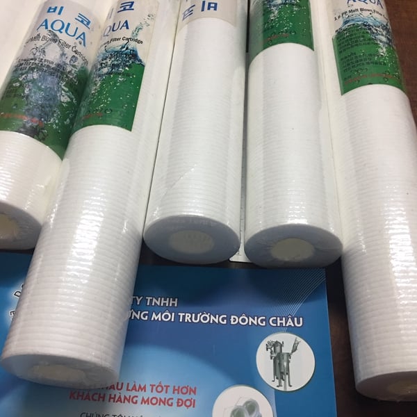 Lõi lọc nén bông gòn Aqua sọc khía 2mm