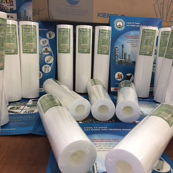 Lõi lọc nén Kemflo Purerite 10 inch Đài Loan