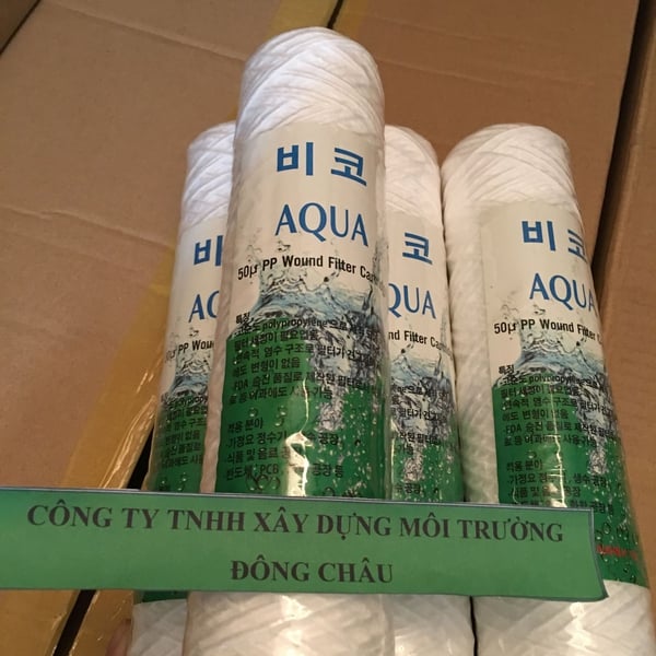 Lõi lọc sợi quấn Aqua 50 micron 10 inch