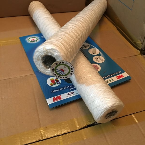 Lõi lọc sợi quấn core inox 5 micron 20 inch