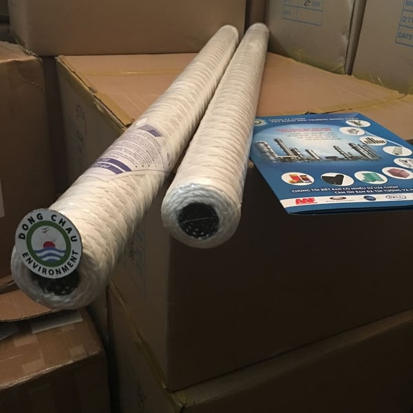 Lõi lọc sợi quấn core inox 5 micron 30 inch