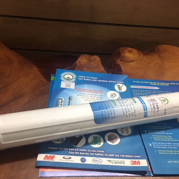 Lõi lọc than hạt GAC vỏ nhựa 20 inch