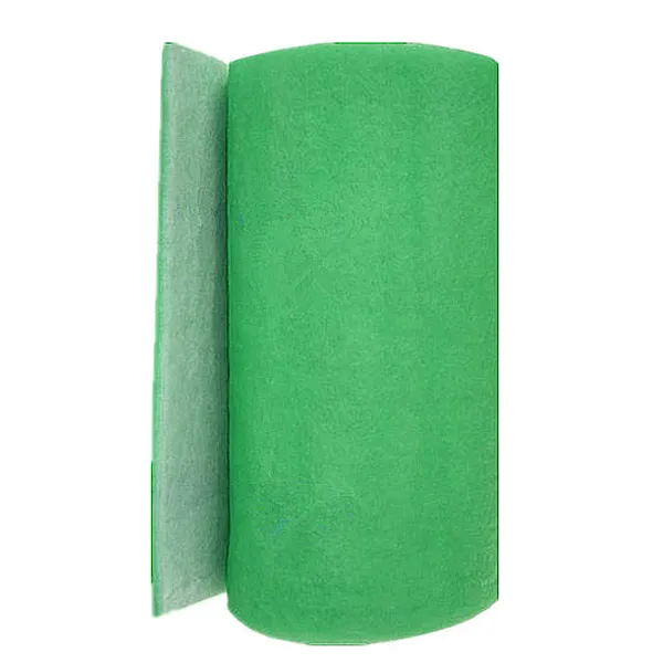 Bông lọc bụi màu xanh lá cây và trắng