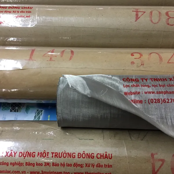 Lưới inox 140 mesh, inox 304 lọc cặn, lọc hóa chất