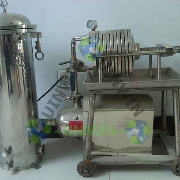 Tấm lọc và máy ép inox