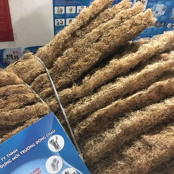 Xơ dừa lọc bụi phòng sơn khô thay bông thủy tinh