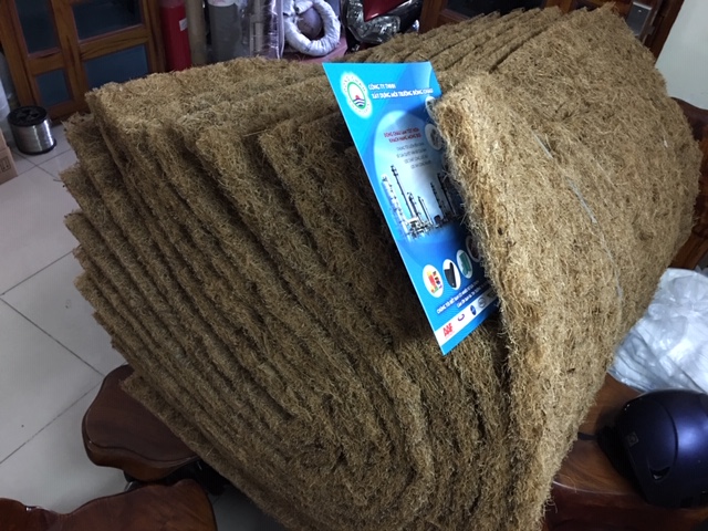 xơ dừa loại bỏ bụi phòng sơn