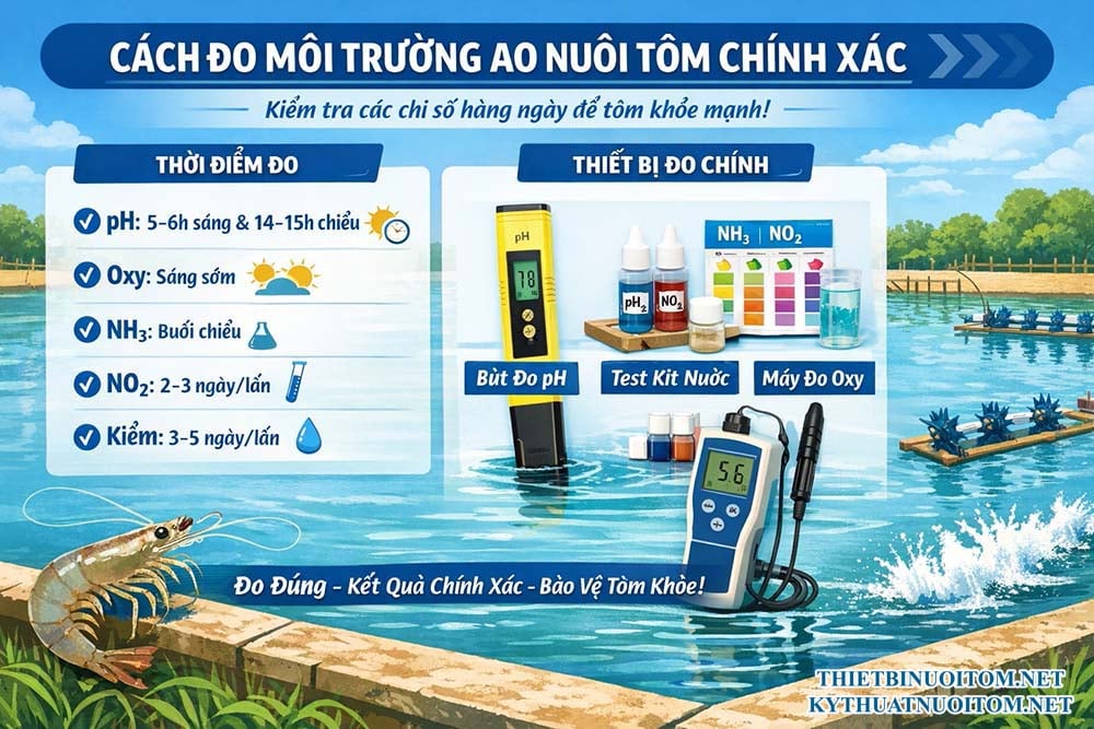 Cách Đo Môi Trường Ao Nuôi Tôm Chính Xác Cách Đo Môi Trường Ao Nuôi Tôm Chính Xác