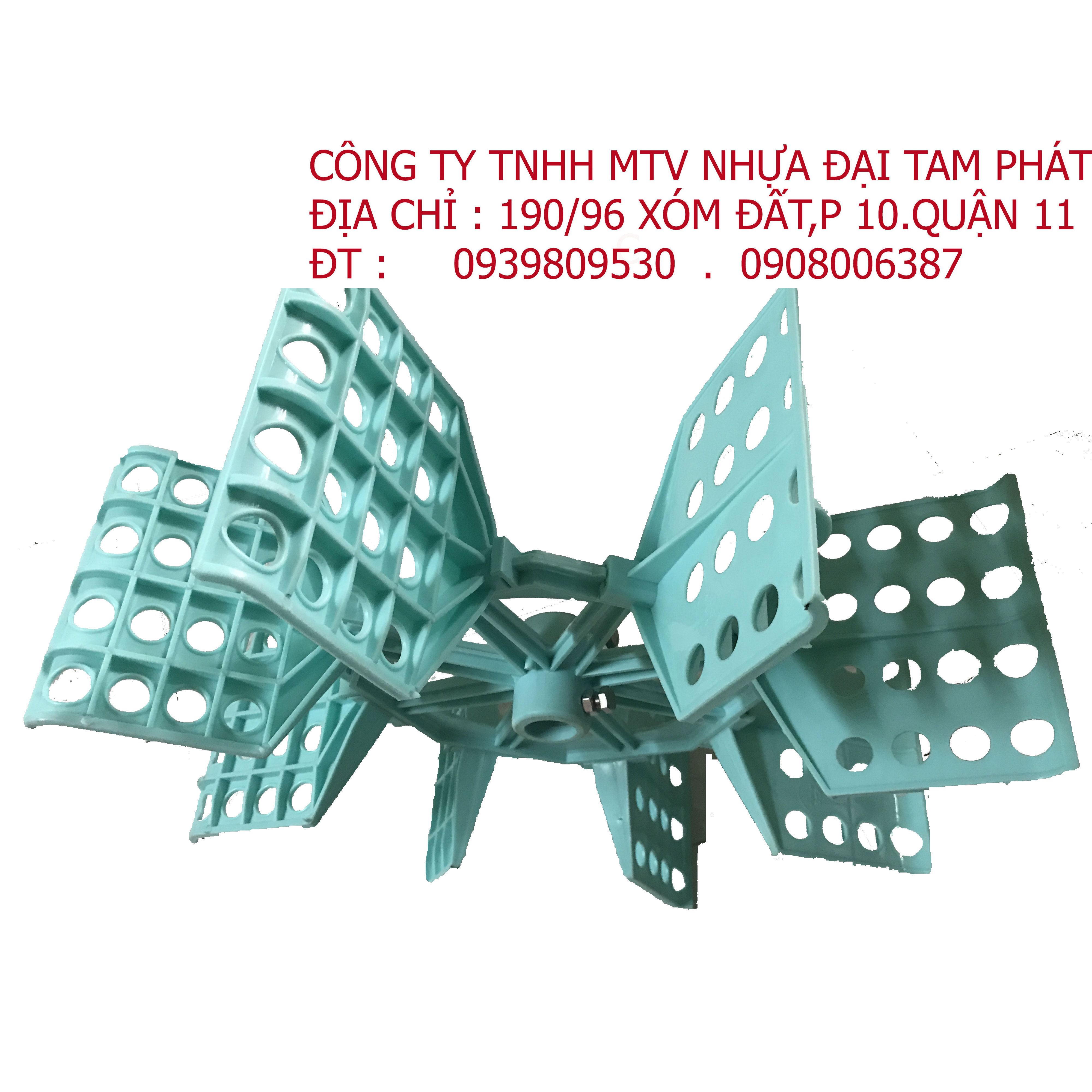 Cánh quạt nuôi tôm - quạt lá ngọc zin Cánh quạt nuôi tôm - quạt lá ngọc zin