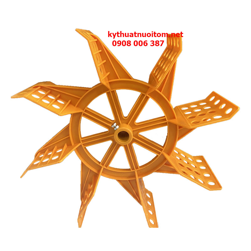 Quạt nuôi tôm - Quạt lá đúc cam Quạt nuôi tôm - Quạt lá đúc cam