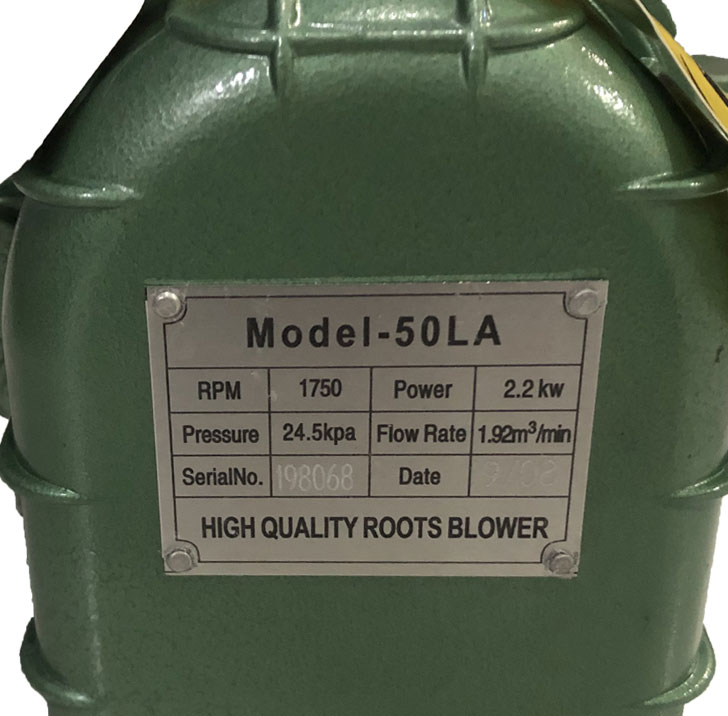 Thiết bị nuôi tôm - Máy sục khí model 50, 2,2 kw Thiết bị nuôi tôm - Máy sục khí model 50, 2,2 kw