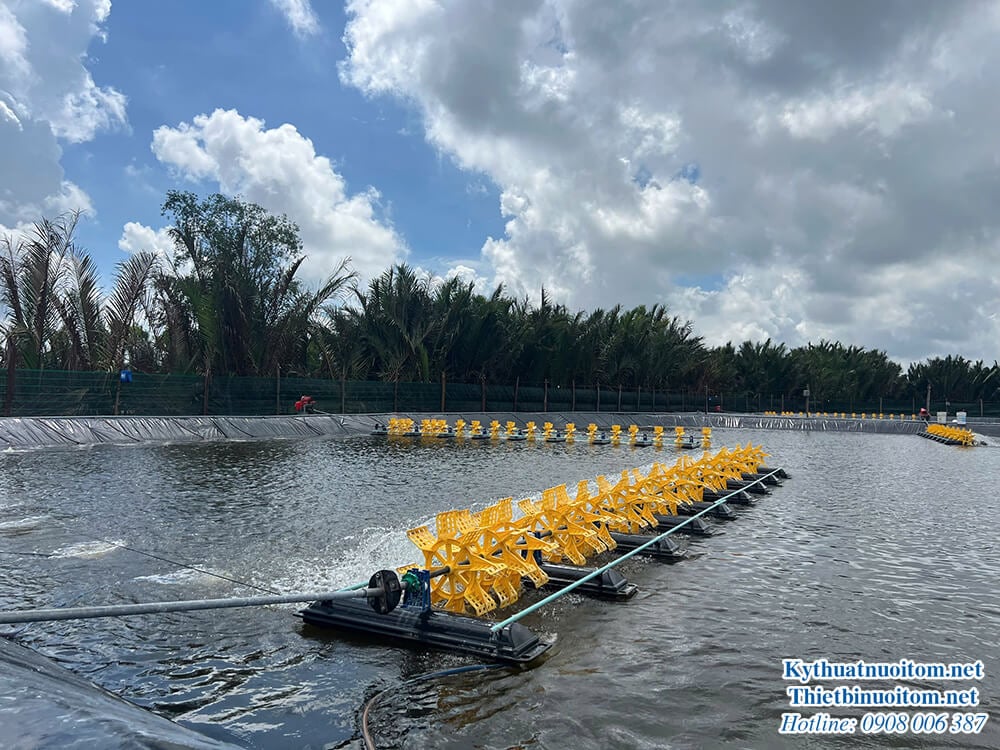 Quạt nước guồng nuôi tôm Quạt nước guồng nuôi tôm
