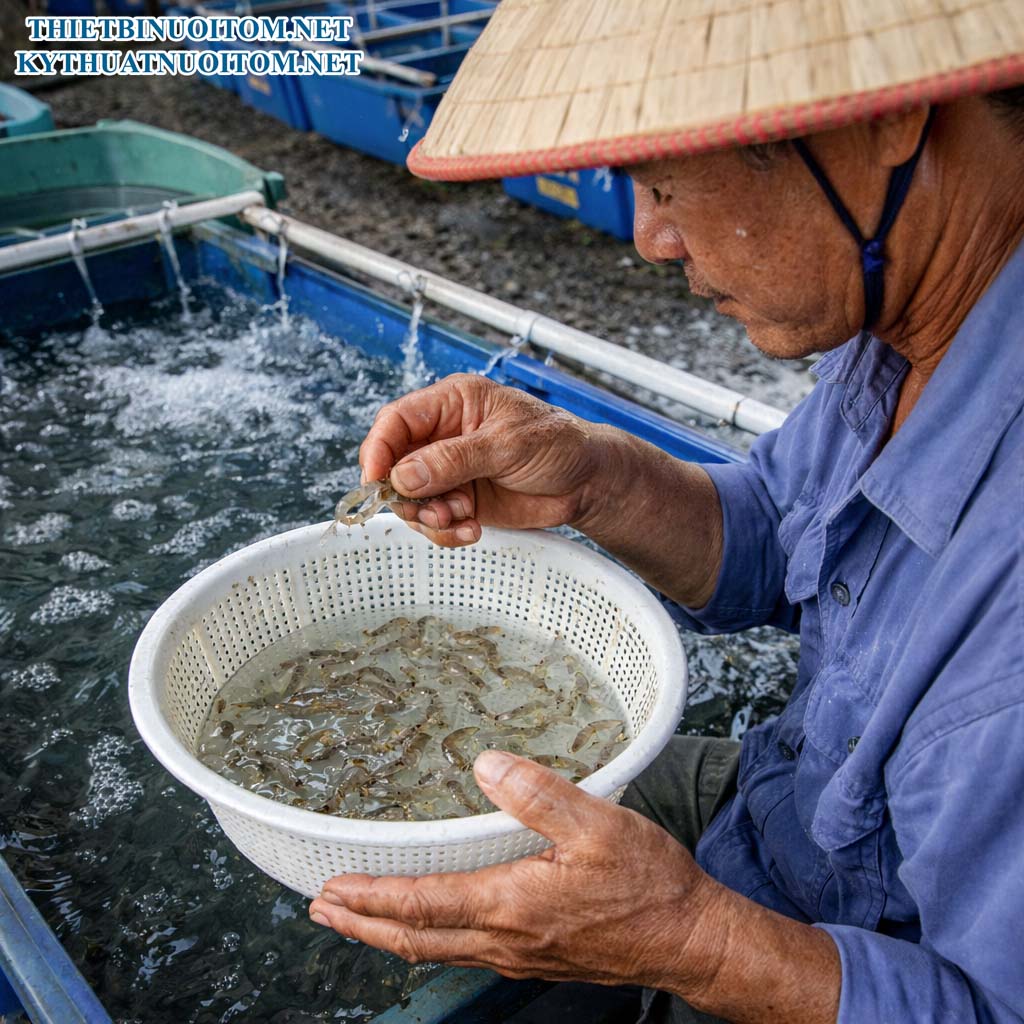 Chất lượng giống quyết định lớn đến thành công của vụ nuôi đúng kỹ thuật nuôi tôm Chất lượng giống quyết định lớn đến thành công của vụ nuôi đúng kỹ thuật nuôi tôm