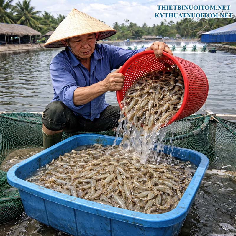 Vụ mùa thành công chính là động lực cho người nông dân cải thiện kỹ thuật nuôi tôm ngày càng hiệu quả. Vụ mùa thành công chính là động lực cho người nông dân cải thiện kỹ thuật nuôi tôm ngày càng hiệu quả.