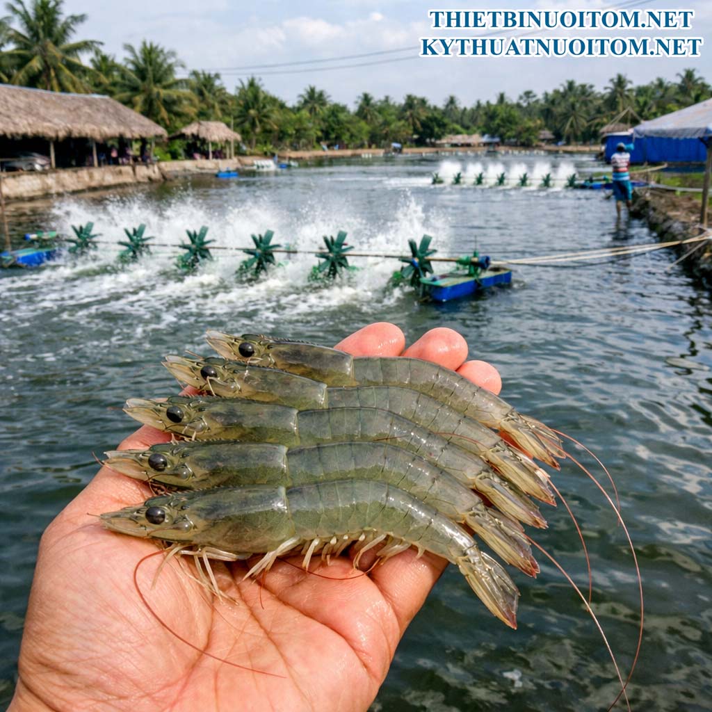 Kỹ thuật nuôi tôm thẻ chân trắng chuẩn cho người mới bắt đầu Kỹ thuật nuôi tôm thẻ chân trắng chuẩn cho người mới bắt đầu