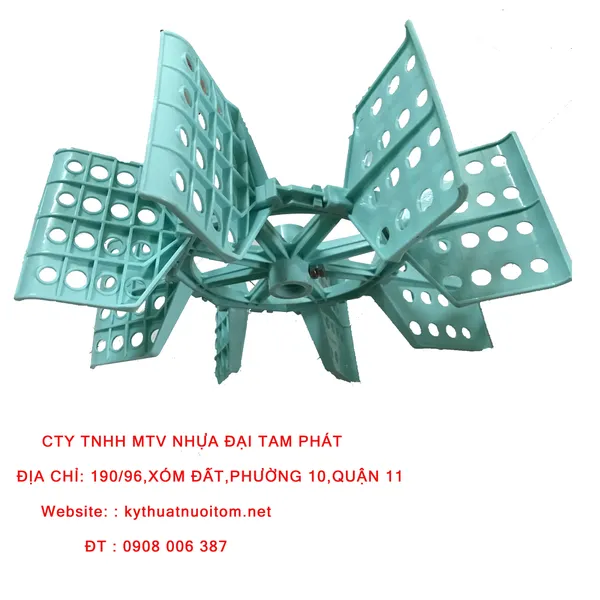 Cánh Quạt nuôi tôm- Quạt lá mỏ neo ( chốt cài)