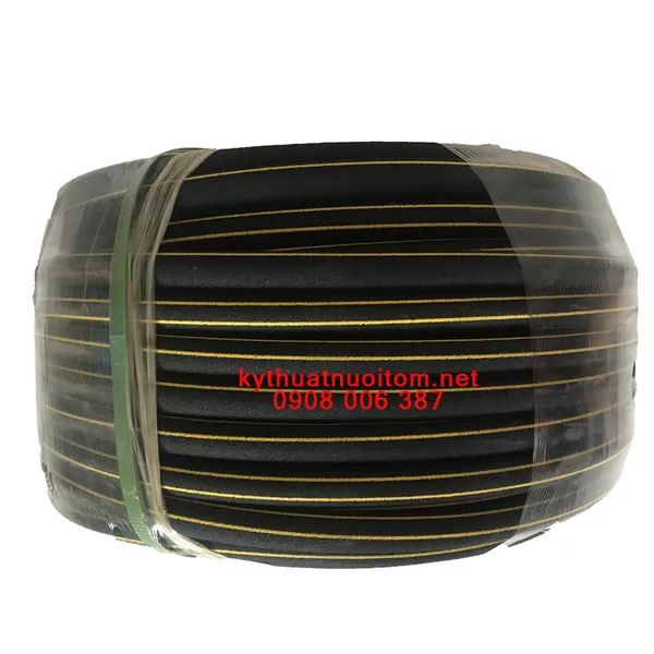 Thiết bị nuôi tôm- Ống sục khí - ống 2 sọc vàng
