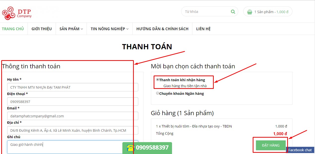 Hướng dẫn mua quạt nuôi tôm và thiết bị nuôi tôm tại thietbinuoitomdtp.vn Hướng dẫn mua quạt nuôi tôm và thiết bị nuôi tôm tại thietbinuoitomdtp.vn