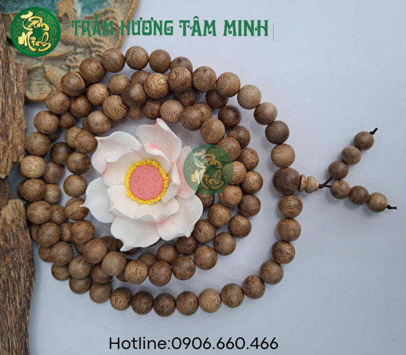 Chuỗi 108 hạt 10ly Trầm Kiến Quảng Nam