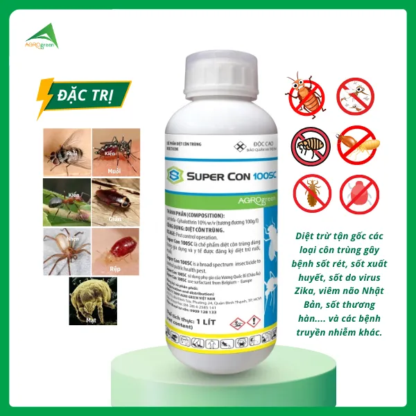 Diệt côn trùng Super Con 100SC