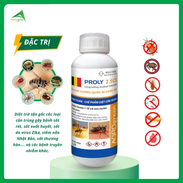 Diệt côn trùng Proly 2.5CS